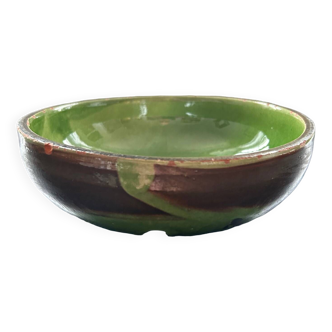 Provençal green artisanal salad bowl