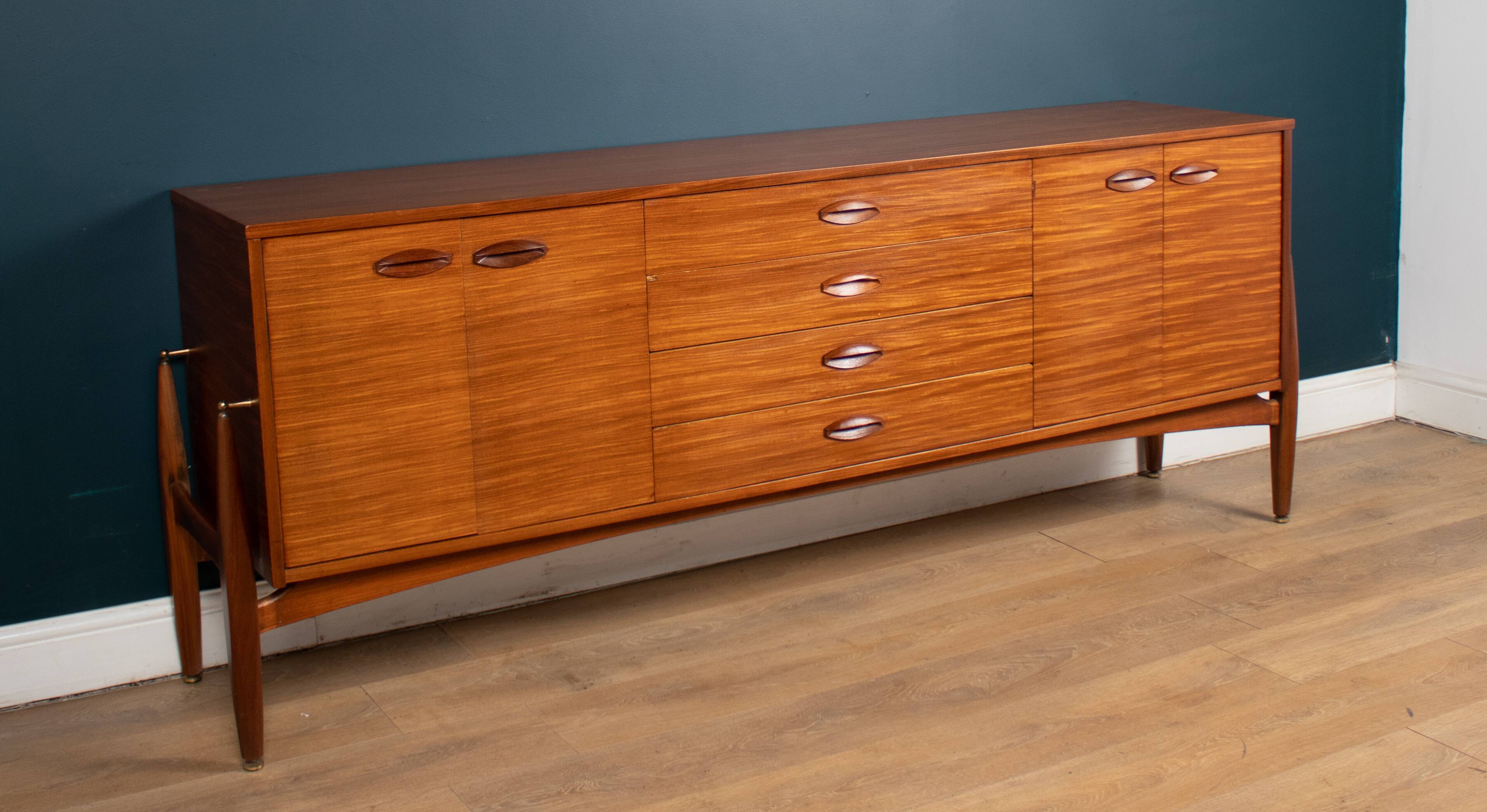 Restored 1960s Retro Teak Elliots Of Newbury EON Mid Century Retro Sideboard