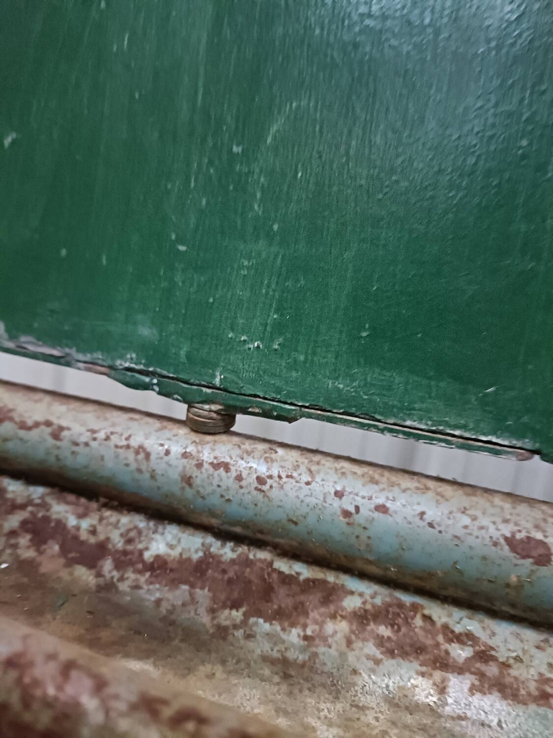 School blackboard from the 50s, rotating blackboard