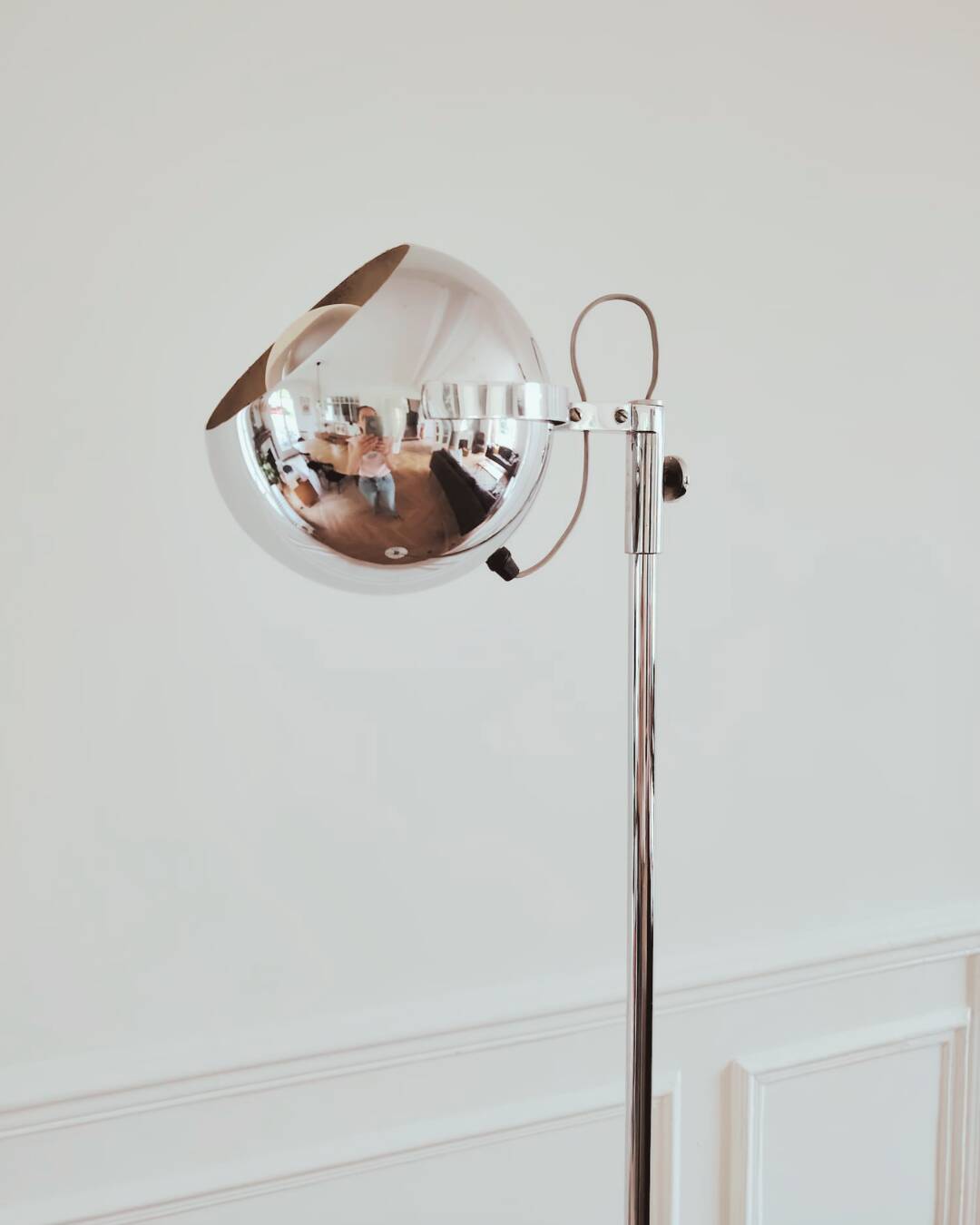 Renovated vintage Eye Ball floor lamp, 1970s