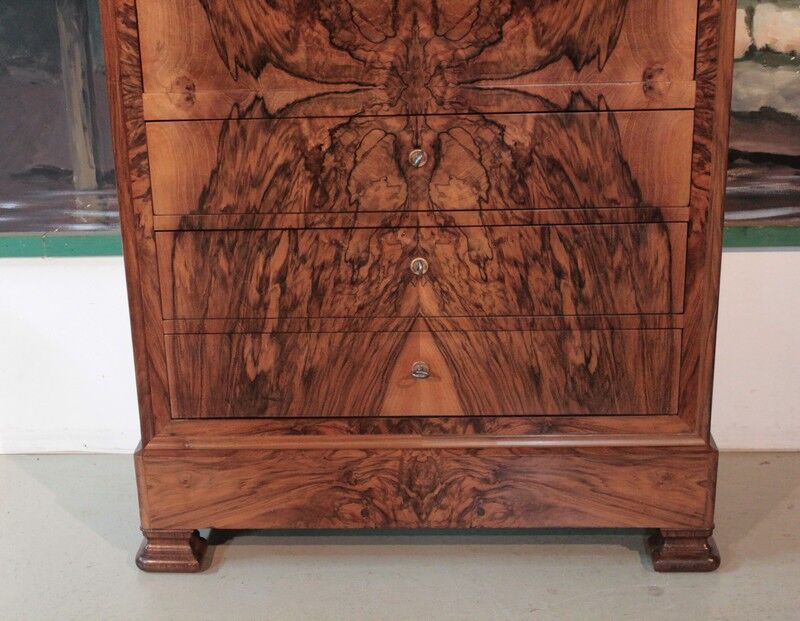 Secretary Louis Philippe in walnut, XIX