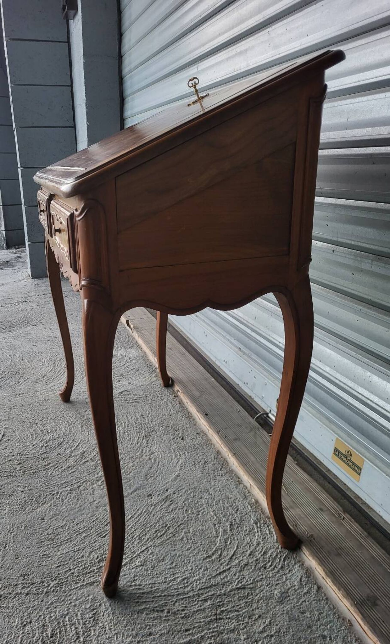 Sloping desk, writing table in Louis XV style
