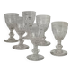 6 Baccarat “Chauny” crystal liqueur glasses