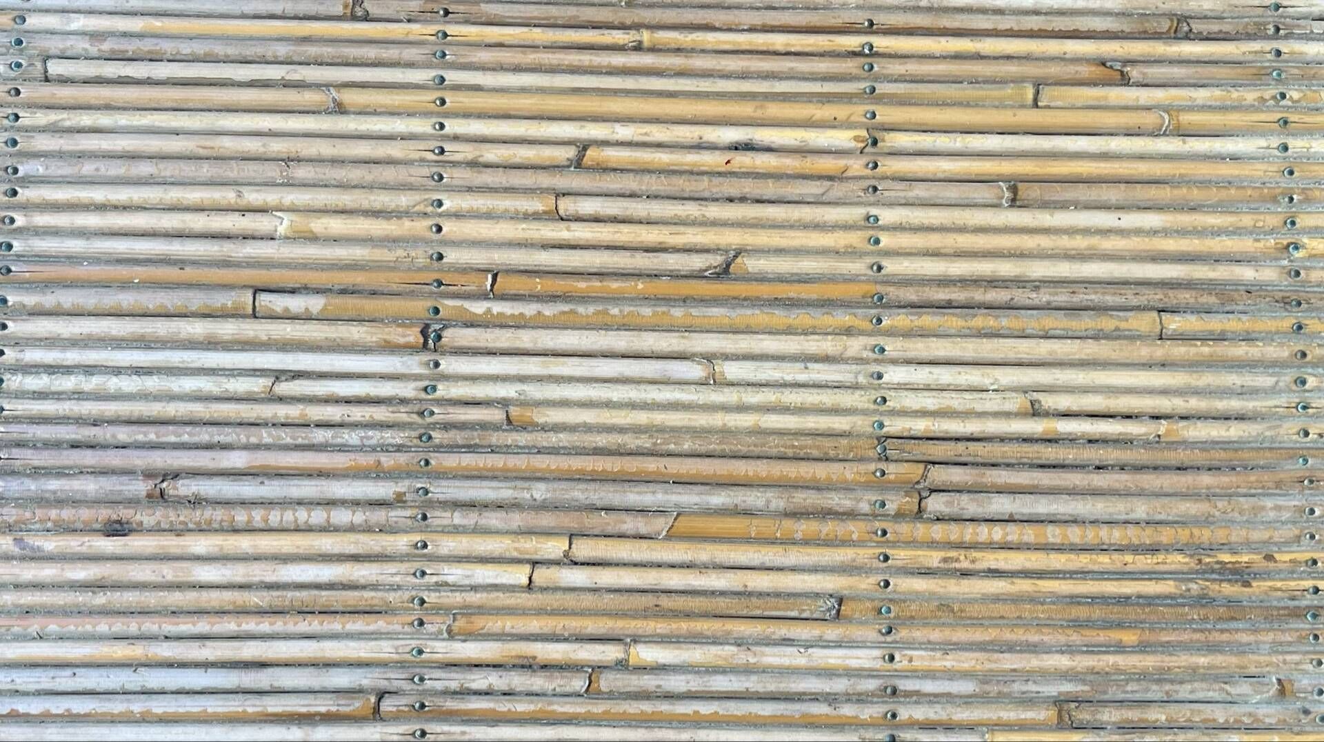 Bamboo bedside table 1960