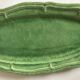 Dieulefit XXXL glazed earthenware dish with fluting 1950