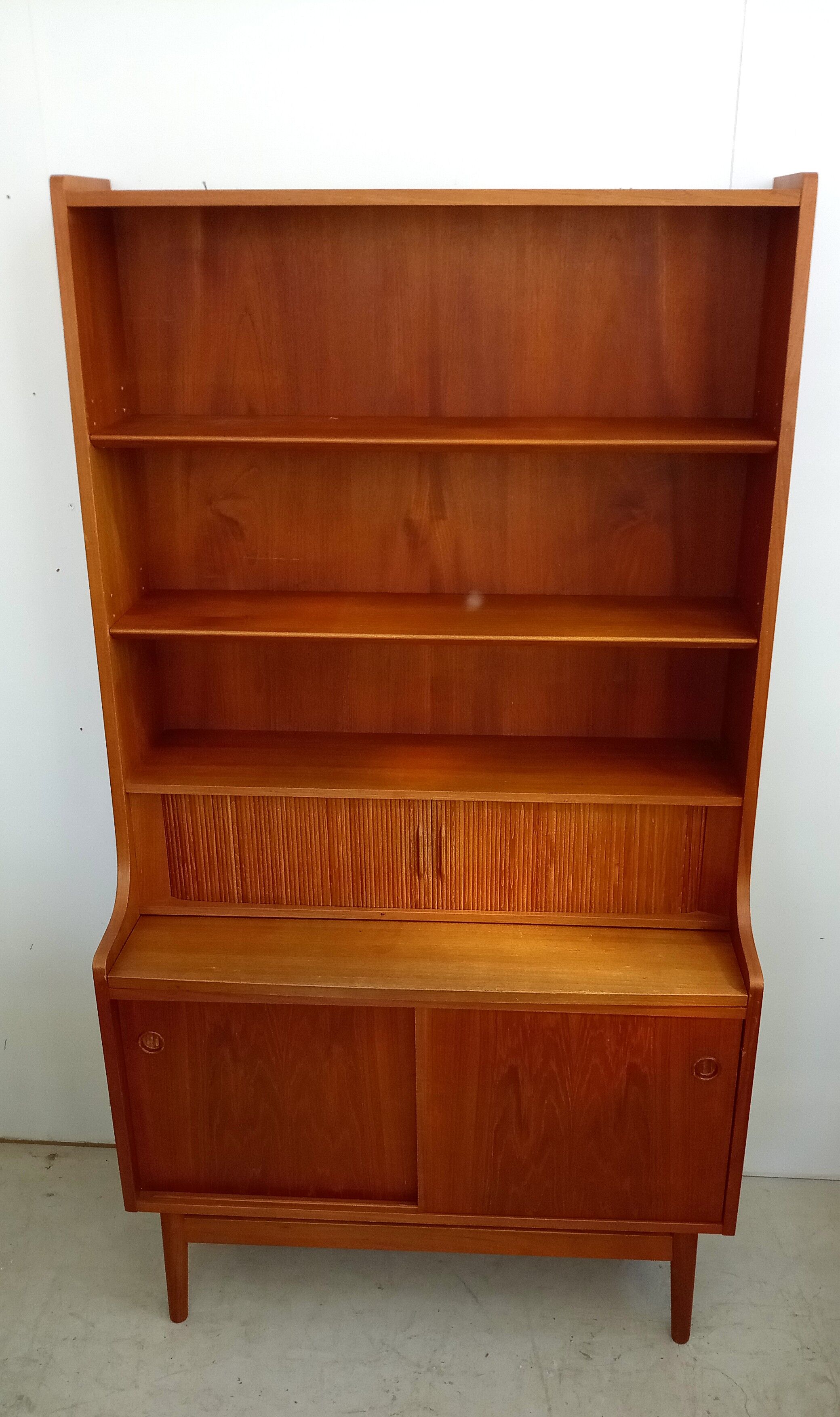Secretary desk in teak by Johannes Sorth for BM mobler, denmark, 60s
