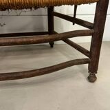 Provençal straw armchair from the 18th century