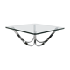 Square coffee table by Roger Sprunger, Dunbar edition, USA, circa 1970.