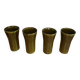 Vallauris model Vallauris orange cups Claude Paci set of 4