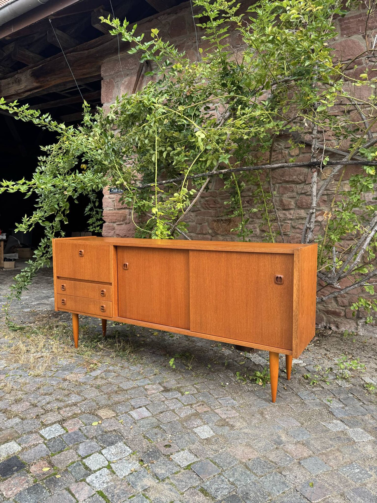 Vintage Scandinavian sideboard