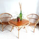 Rattan garden furniture 1960
