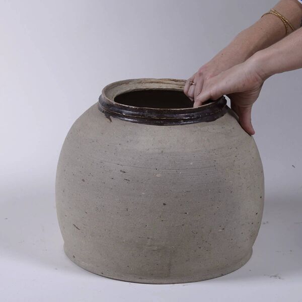 Anping - Pot chinois en terre cuite à col brun n°3