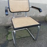 Marcel Breuer black armrest chair
