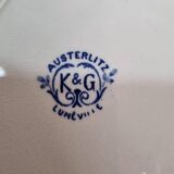 Lunéville plates Austerlitz model from 1890