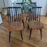 4 Fanette chairs by Ilmari Tapiovaara