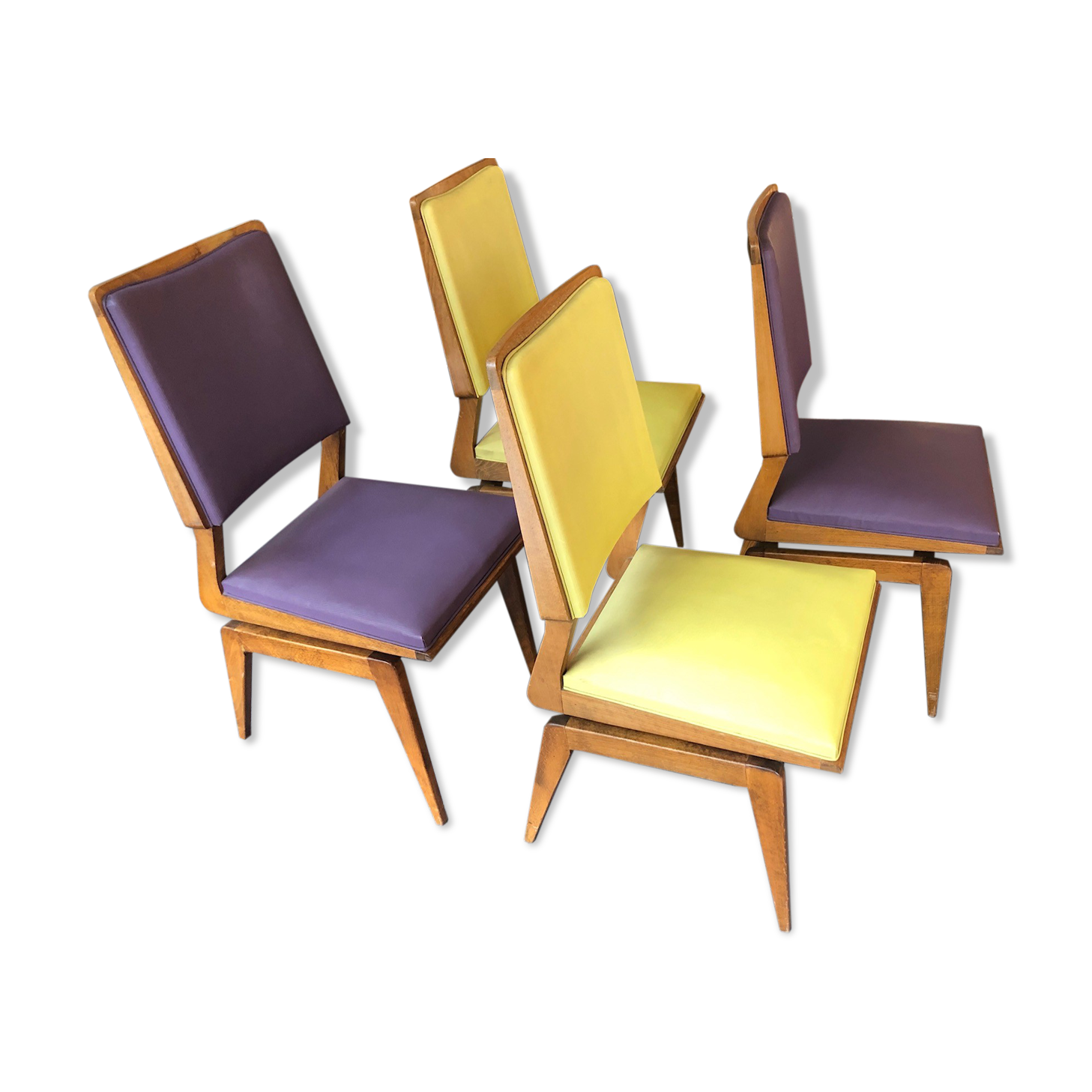 Lot de quatre chaises de Maurice Pré