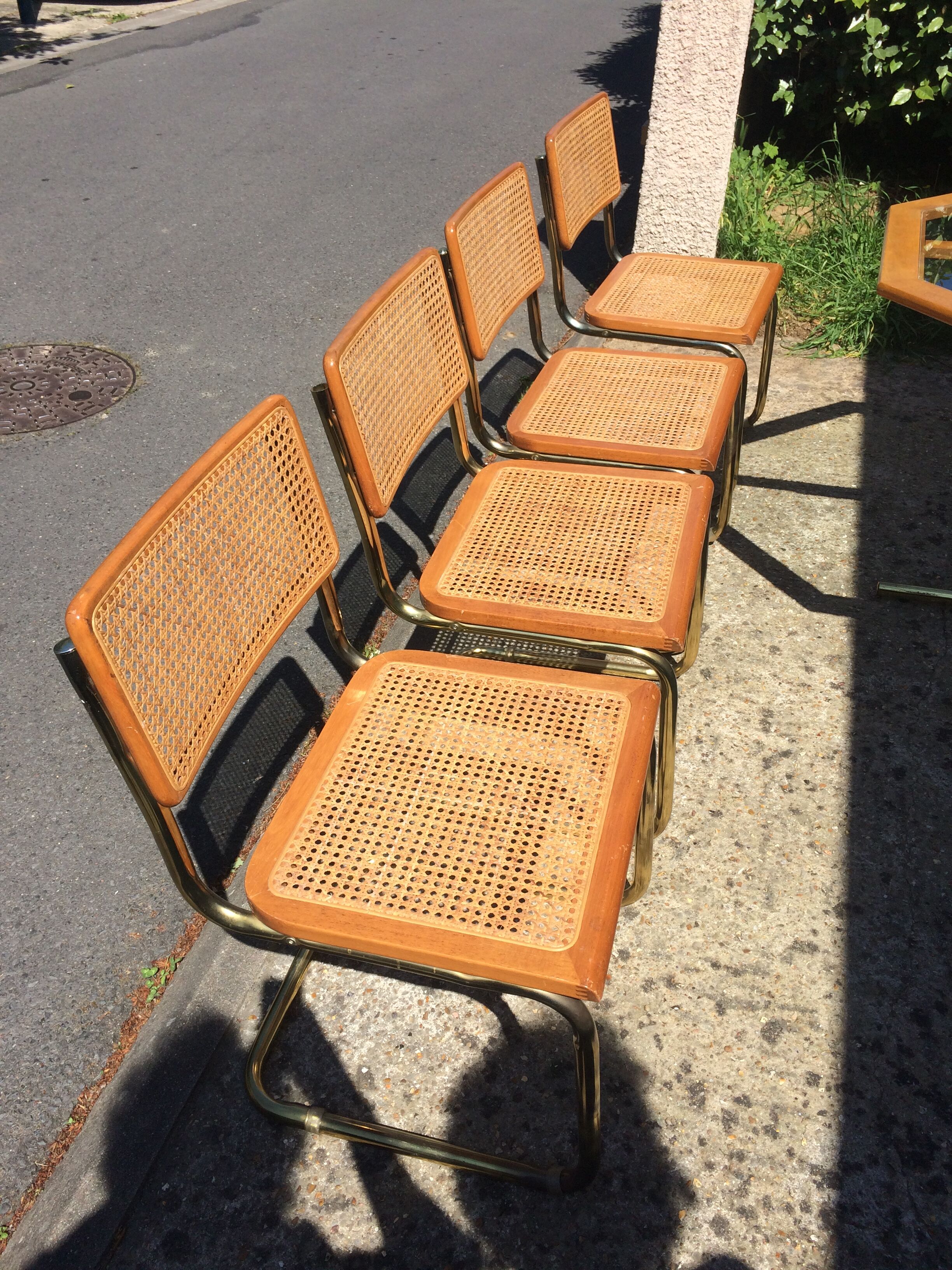 Table and chairs set in the 80s
