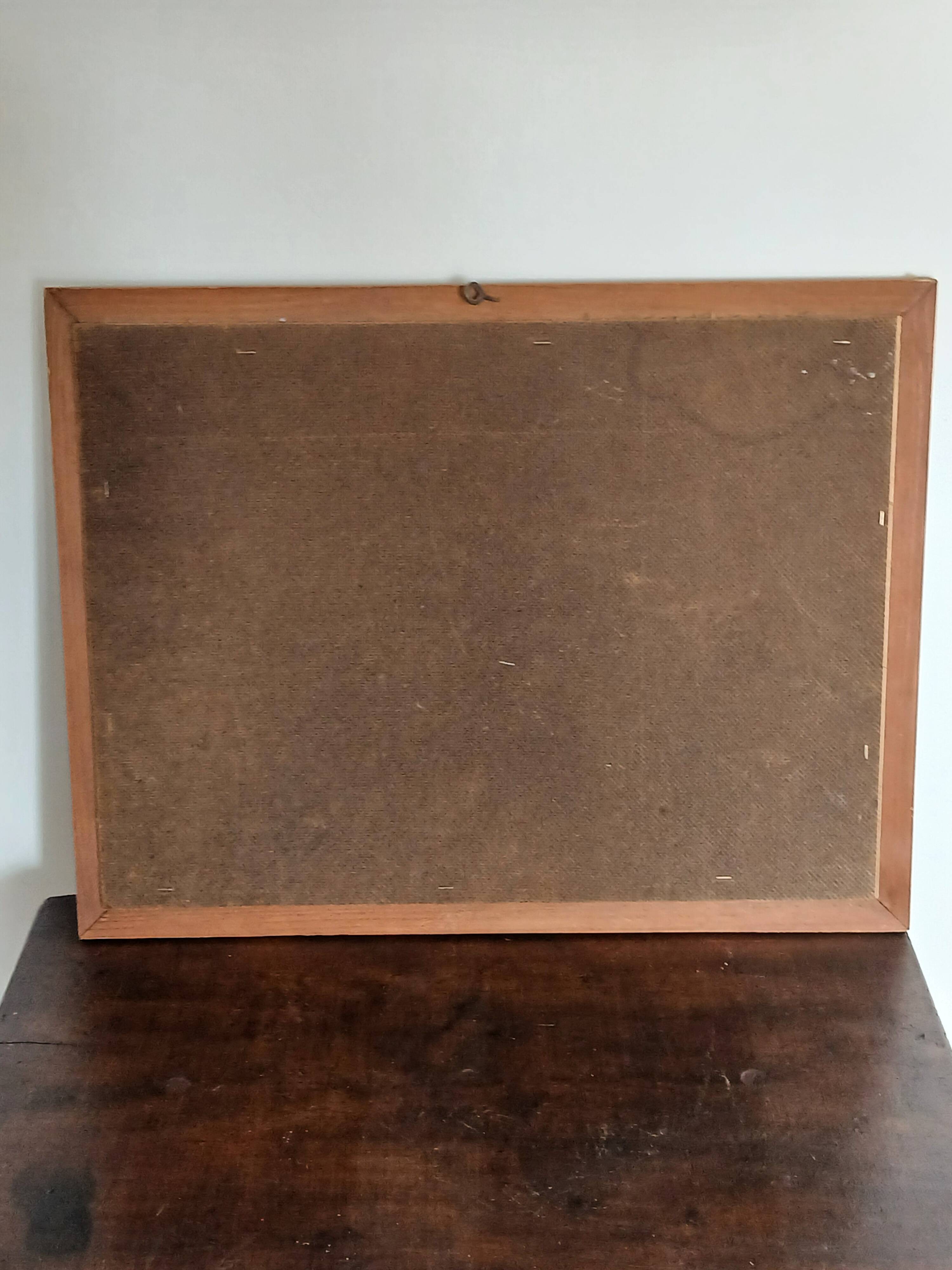 Vintage Still Life Table 1971 – Proferio Grossi – Wooden Frame