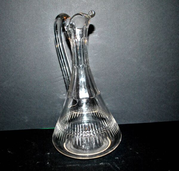 Carafe en cristal de Baccarat modèle Gondole, 1907