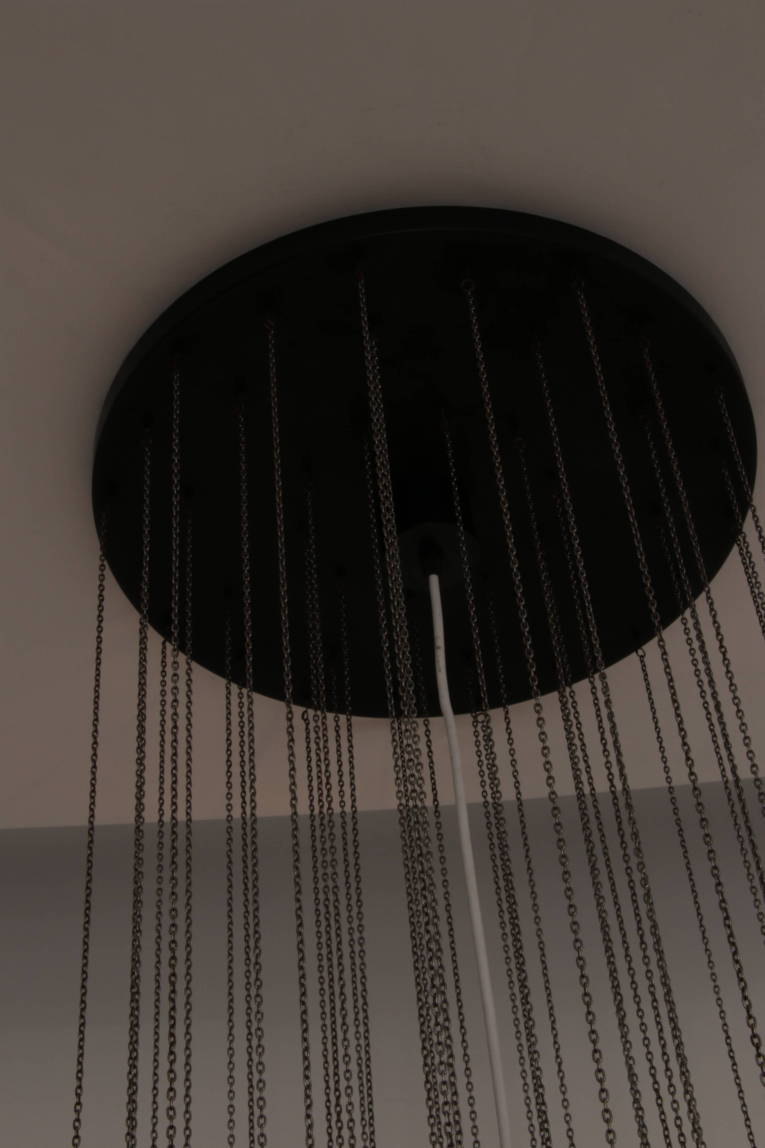 Kalmar 'Tulipan' Chandelier Pendant Light, Blown Glass, 1970