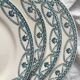 4 flat ironstone plates “Empire” Salins
