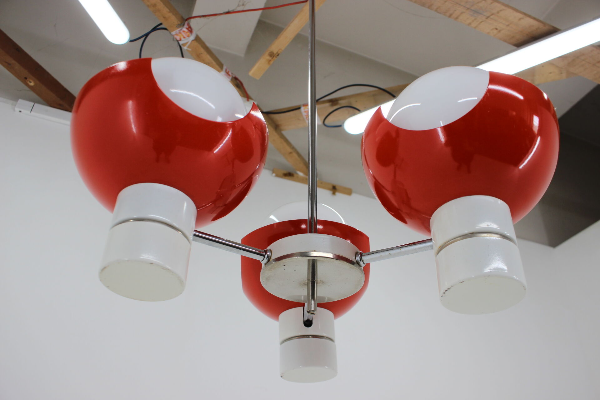 Space Age Chandelier by Napako, Czechoslovakia, 1970s
