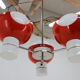 Space Age Chandelier by Napako, Czechoslovakia, 1970s