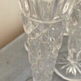 Chiseled glass flutes