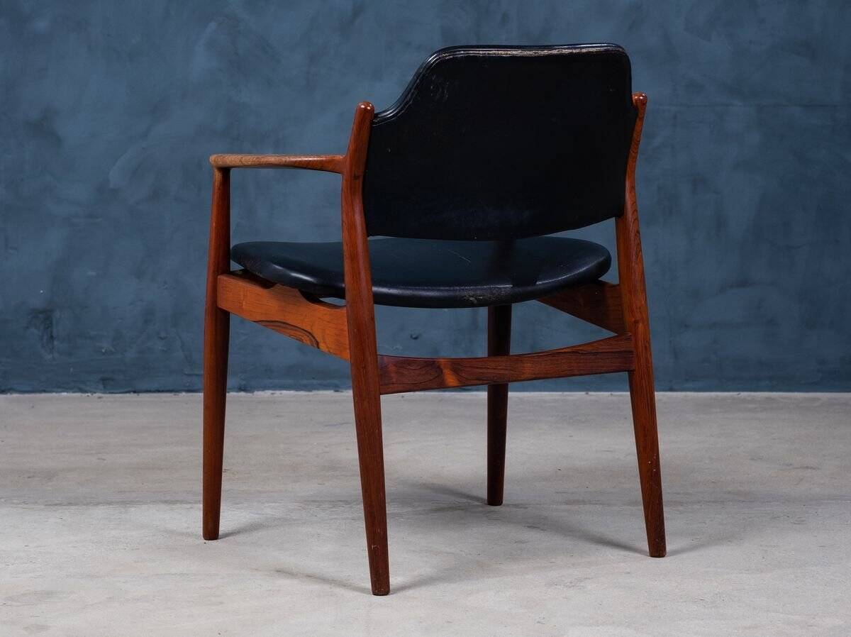Mid-Century Armchair in Rosewood by Arne Vodder, Denmark, 1960s