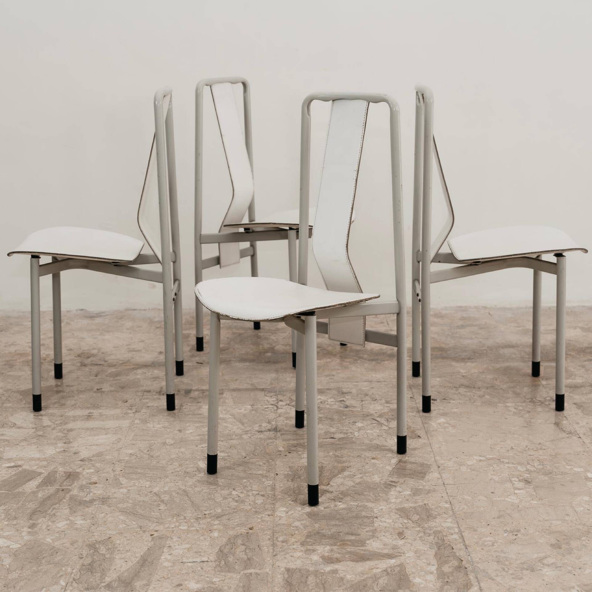 Ensemble de 4 Chaises Mod. Irma, Achille Castiglioni Zanotta  Années 80