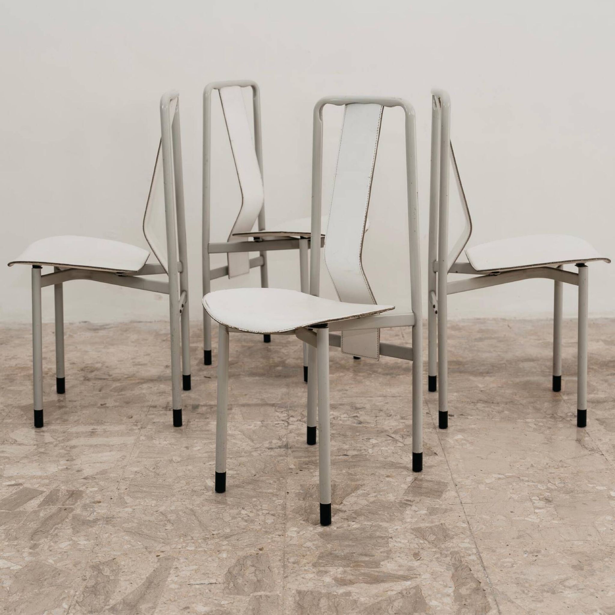 Ensemble de 4 Chaises Mod. Irma, Achille Castiglioni Zanotta  Années 80