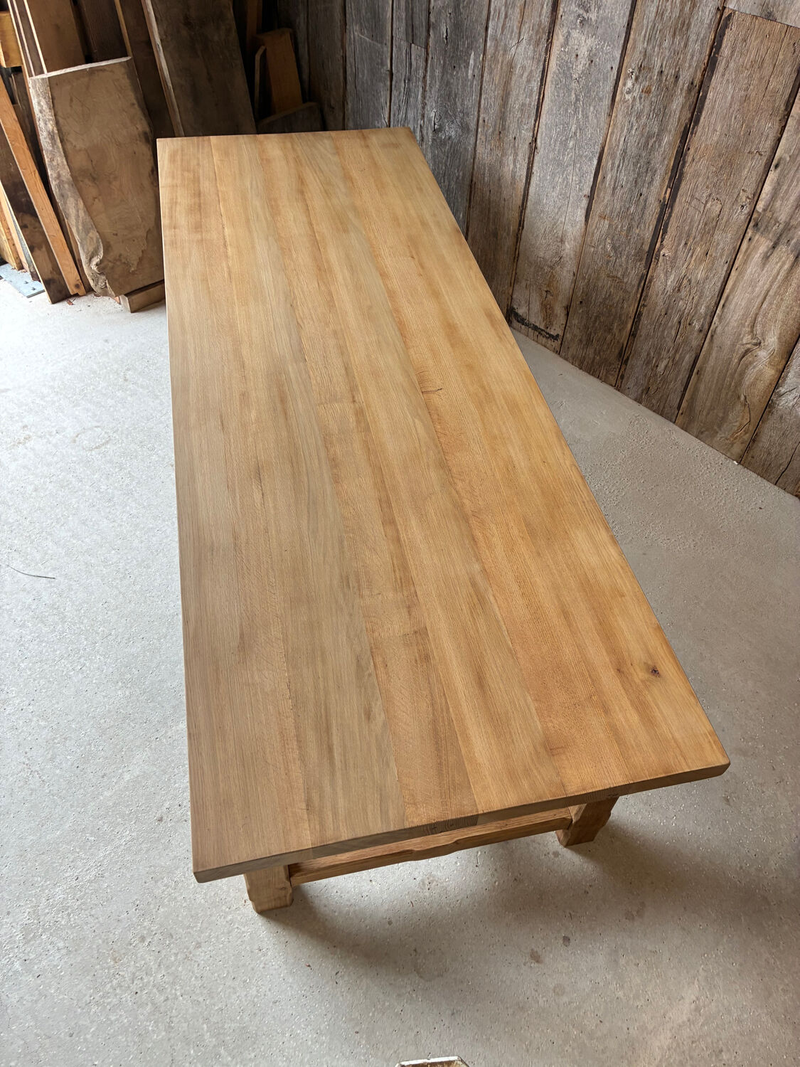 XXL farmhouse table in solid oak