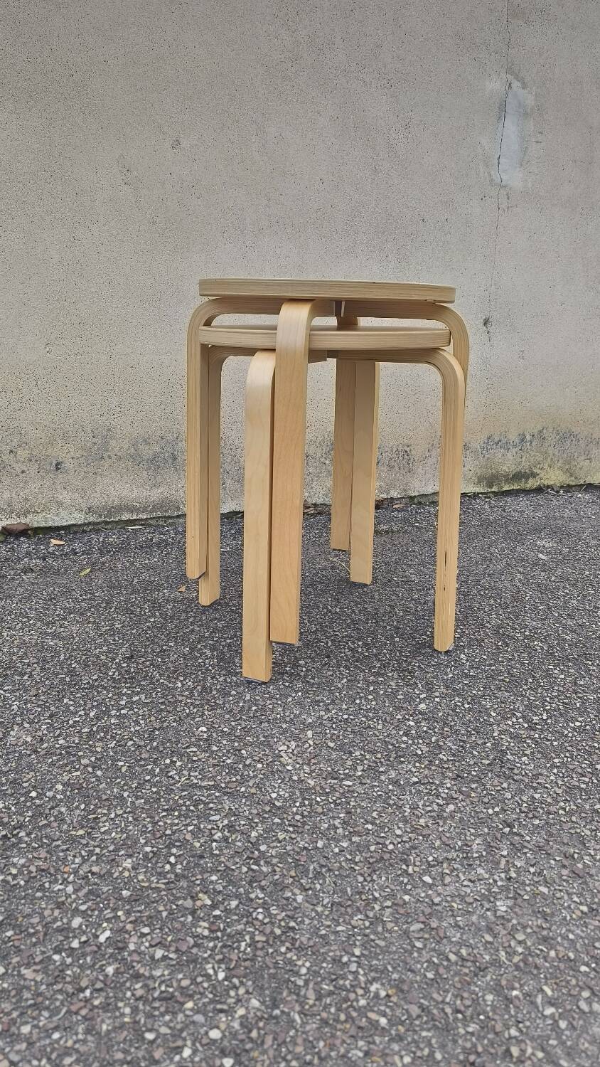 Paire de tabouret Frosta 1990