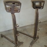 Pair of wrought steel channels