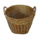 Planter basket in rattan and bamboo