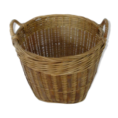 Planter basket in rattan and bamboo
