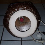 Lamp ceramic 60s