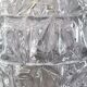 Pair of chiseled glass wall sconces