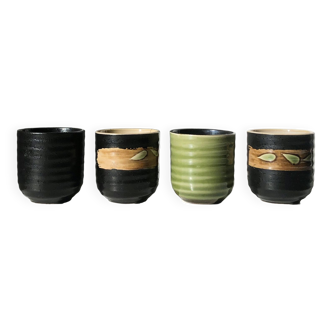 Lot de 4 mugs Japon Kingin colorés