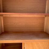 Vintage compass foot bookcase