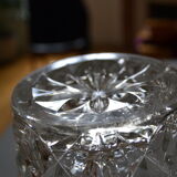 Vase vintage crystal mold czechoslovakia years 50