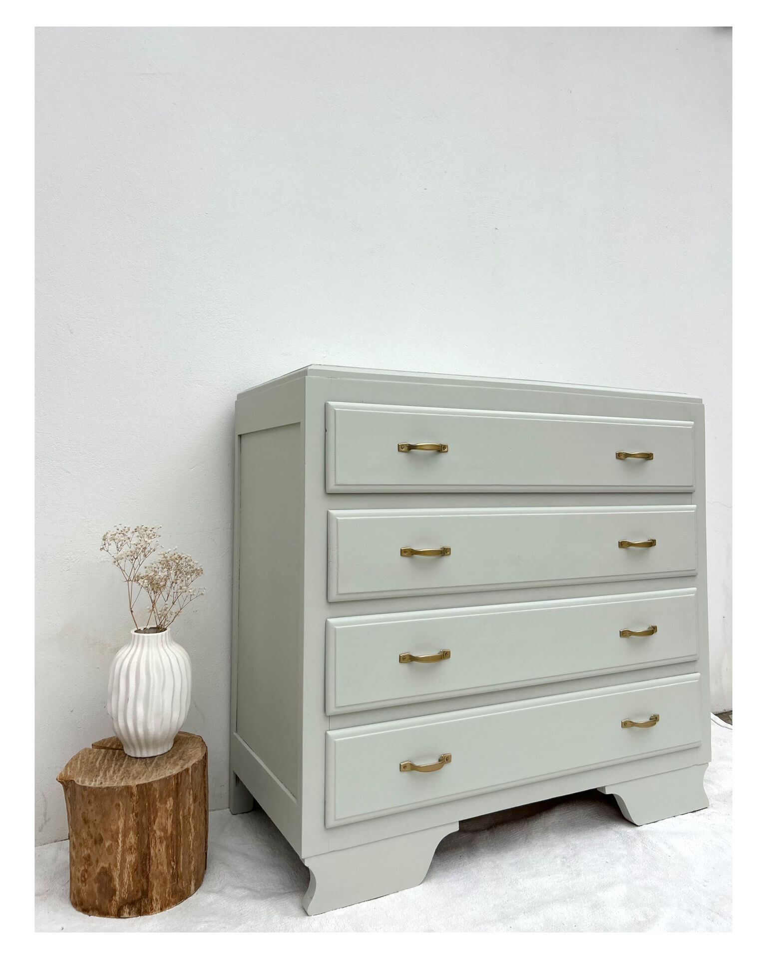 Commode vintage rénovée