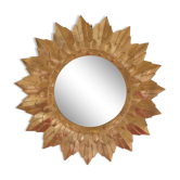 Miroir soleil doré années 60- 70