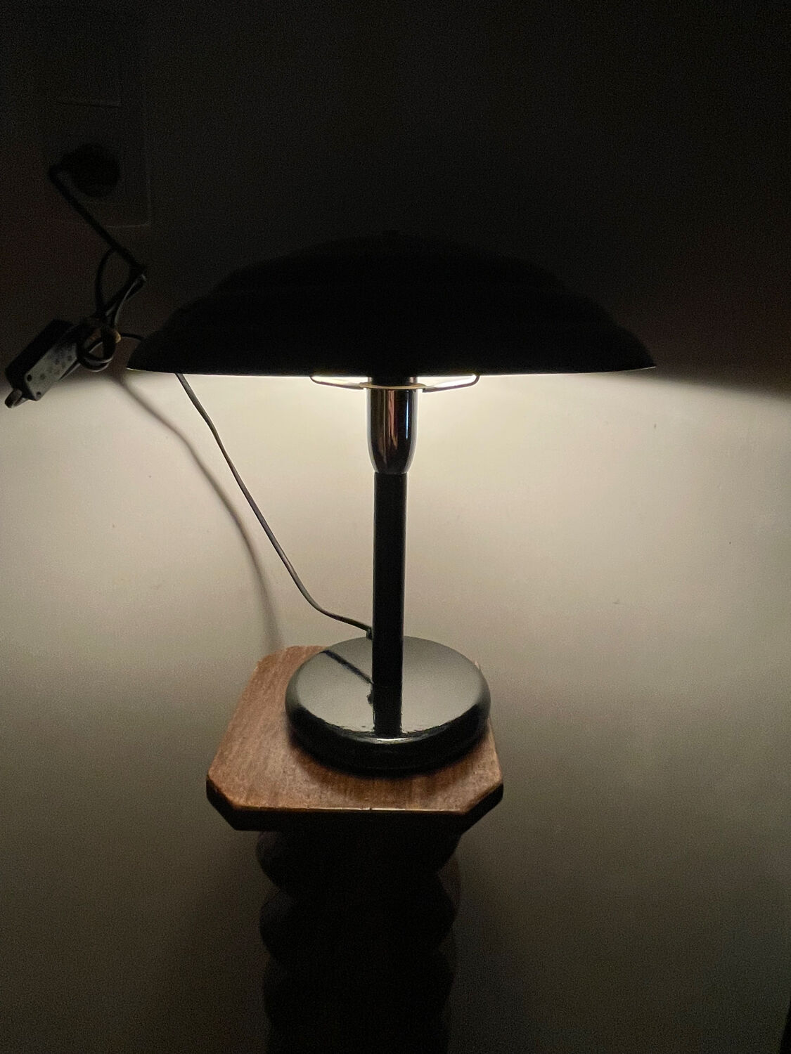 Vintage mushroom lamp