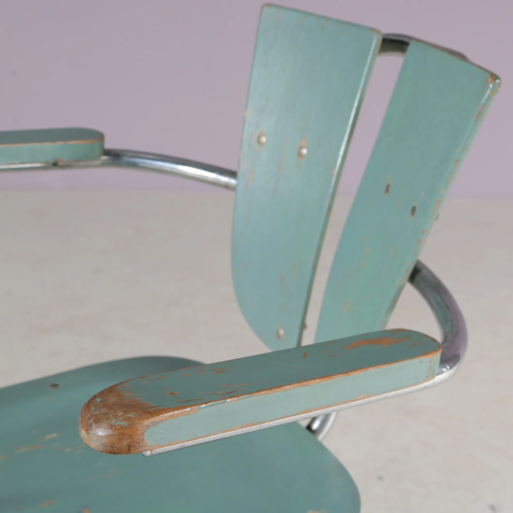 1950s Rare side chair by Lemafa Den Haag, Netherlands