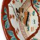 Huge porcelain cup of Imari XIXth Samurai decoration
