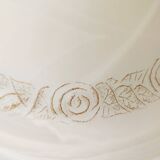 Pair of glass paste chandeliers