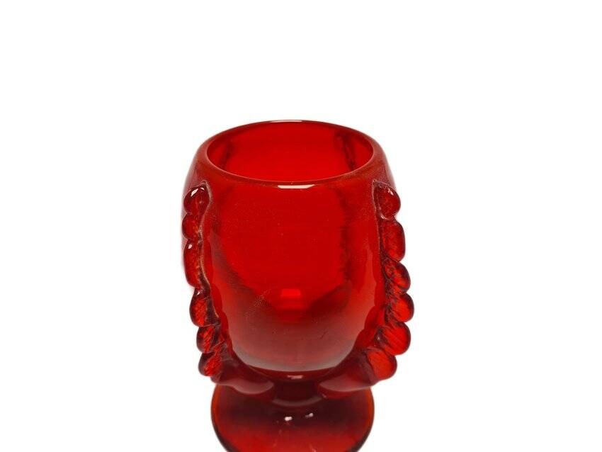 Vase par J. Słuczan-Orkusz pour l'Institut de Verrerie de Cracovie, Pologne, années 1970.