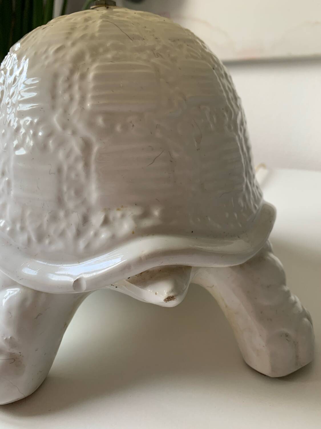 Vintage turtle lamp