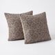 Set of 2 vintage kilim cushion covers 61x61 cm